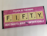 24 personalized Scrabble party favors
